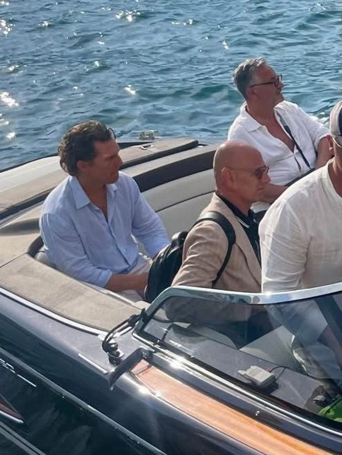 Star sul Lago d’Iseo: le foto di Zoe Saldana e Matthew McConaughey