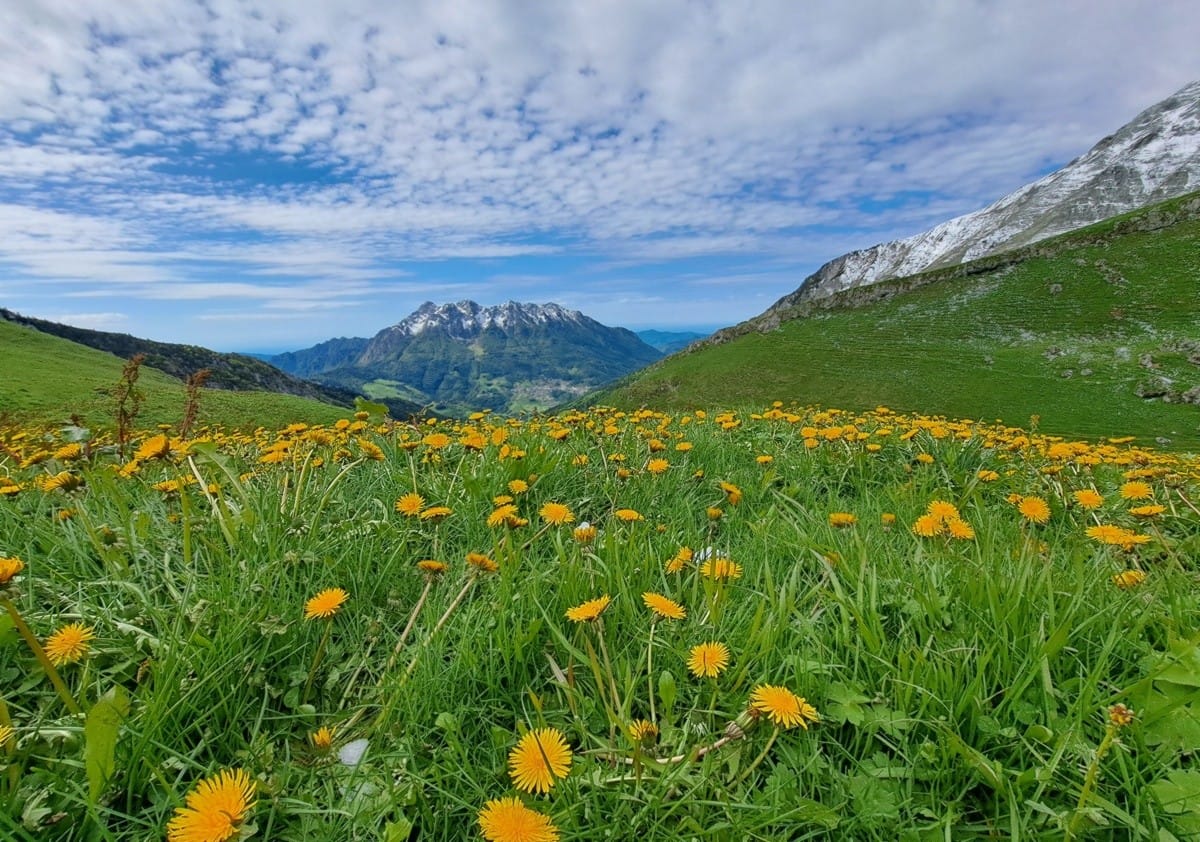 La suggestione dei panorami della Val Vedra