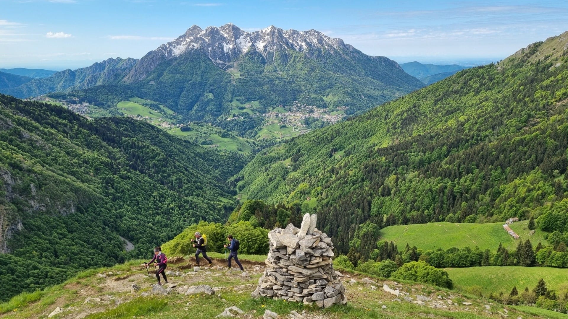 La suggestione dei panorami della Val Vedra