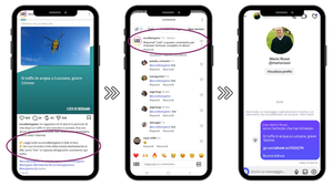 Vedi un post, scrivi “link”, leggi tutto: da Instagram le notizie de «L’Eco» sempre più vicine
