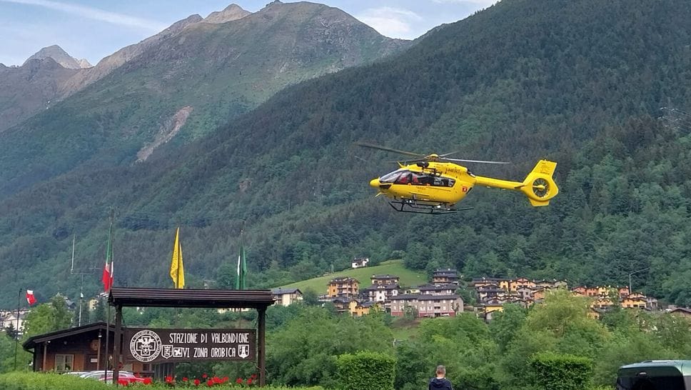 Scarica di sassi sul Pizzo Recastello, due escursionisti feriti e trasportati in ospedale