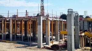 Bergamo, nuovo Palasport: posati i primi pilastri