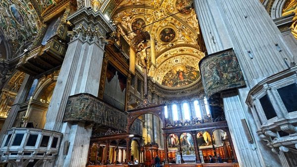 Città Alta, cominciano i restauri della basilica di Santa Maria Maggiore 