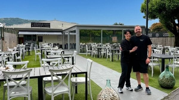 Marzia e Luca, titolari di «Torcio’s Pizza Drink&Food»