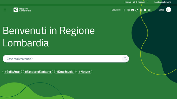 Regione Lombardia si rinnova: online il nuovo sito