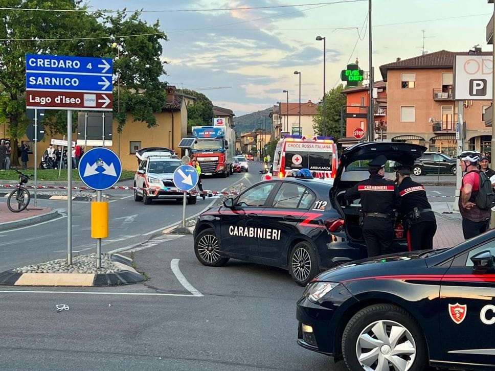 Tragedia in bici, il dolore di Castelli Calepio per la morte di Nicola