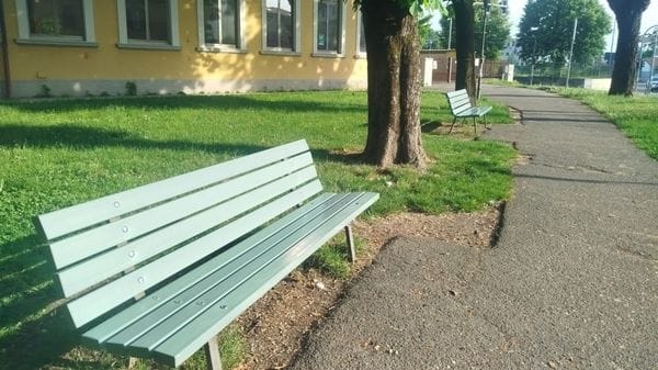 Bergamo, Colognola: rinnovato il giardino vicino alla scuola Calvino