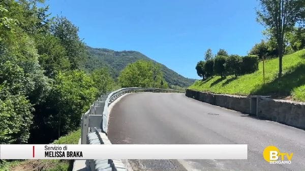 Val Brembilla, viabilità riportata alla regolarità, dopo sei mesi, lungo la provinciale 32 che collega a Berbenno in valle Imagna