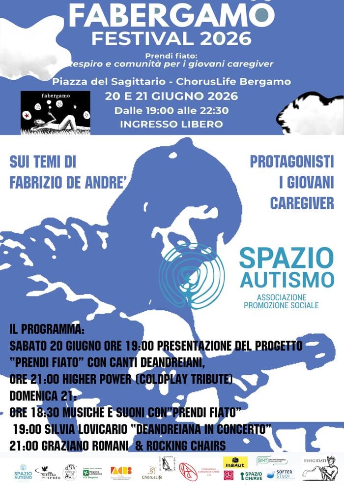 Fabergamo Festival 2026, musica e comunità per i giovani caregiver