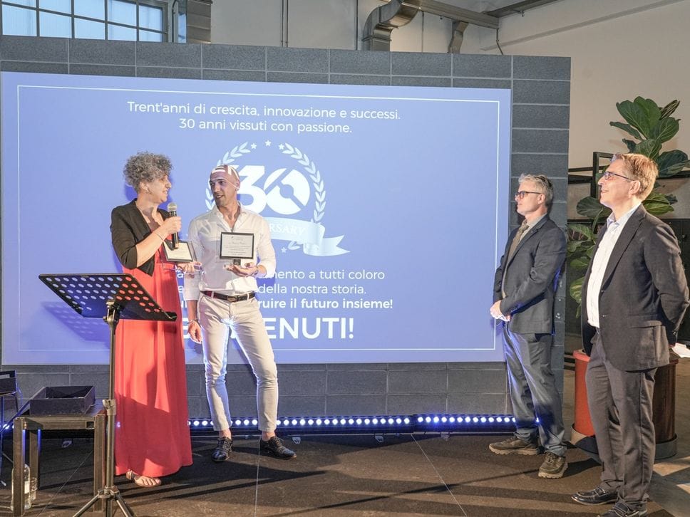 TecnicOffice festeggia trent’anni: una serata per celebrare lavoro, crescita e relazioni