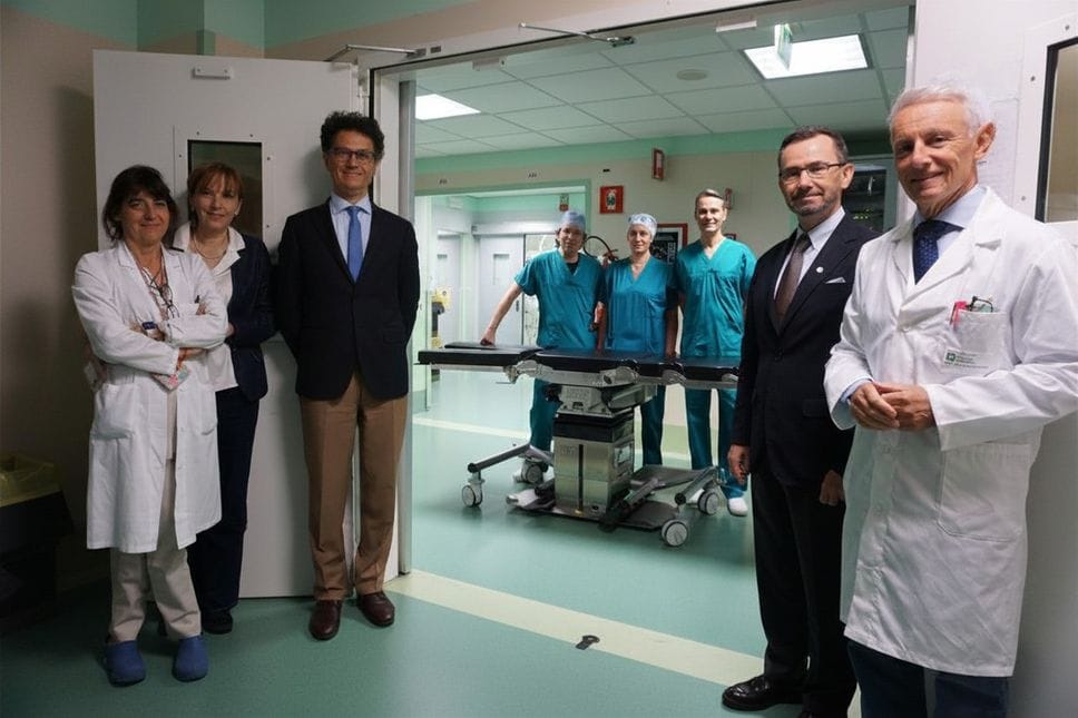 All’ospedale Papa Giovanni XXIII di Bergamo nove tavoli operatori di ultima generazione