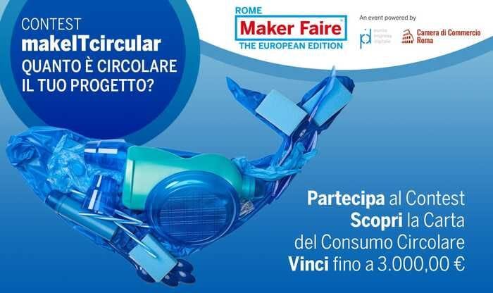Aperte le candidature a MakeITcircular, il contest sul consumo circolare