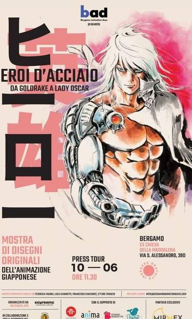 Con «Eroi d’acciaio - da Goldrake a Lady Oscar» gli Anime arrivano a Bergamo