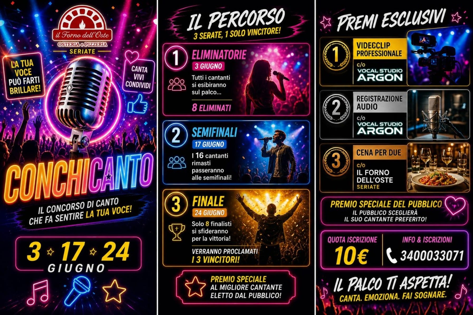 Da «Il Forno dell’Oste» note, emozioni e buona cucina