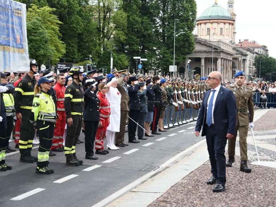 La Repubblica compie 80 anni, la celebrazione a Bergamo -Foto