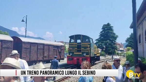 Un treno panoramico sul lago d'Iseo
