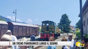 Un treno panoramico sul lago d'Iseo