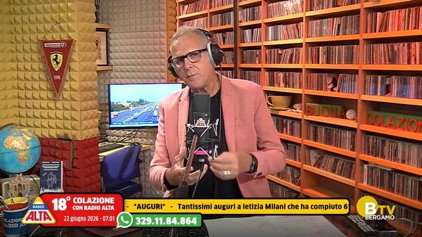 COLAZIONE CON RADIO ALTA