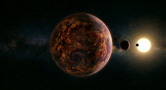 Un improbabile sistema di pianeti attorno a una stella fallita 