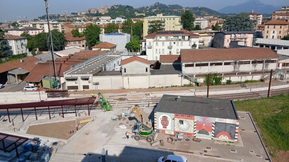 Tram T2 Bergamo-Villa d’Almè, lavori in chiusura: rispettata la scadenza Pnrr del 30 giugno - Foto