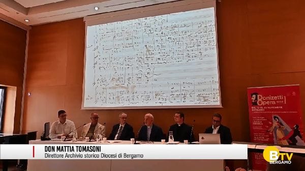 Biblioteca seminario vescovile di Bergamo, scoperta composizione sacra, autografa, di Gaetano Donizetti