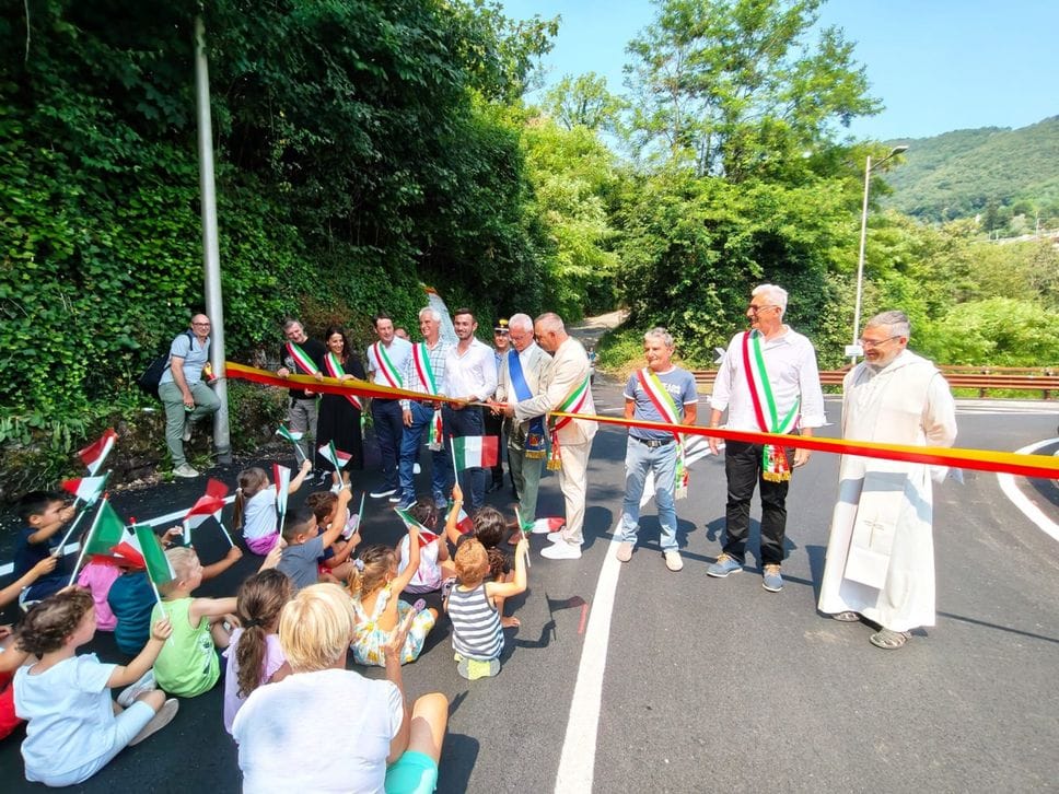 Gaverina, inaugurato il ponte tra Val Seriana e Val Cavallina