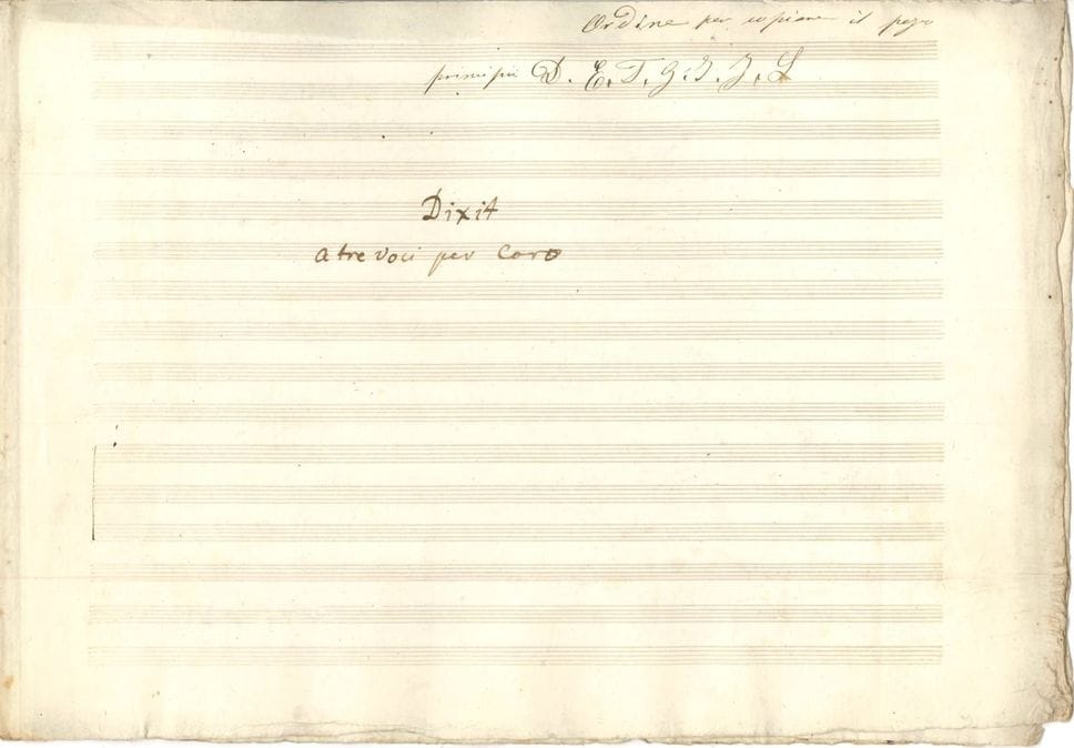 Scoperta sensazionale a Bergamo: composizione autografa di Donizetti trovata nella biblioteca del Seminario