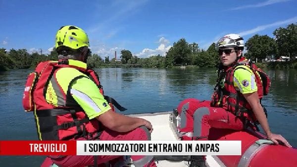 Treviglio, i sommozzatori entrano in Anpas: i soccorsi saranno più rapidi