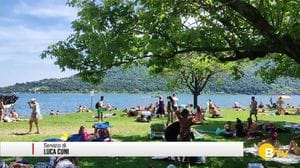 Lago d'Iseo, spiagge e lidi presi d'assalto dai turisti