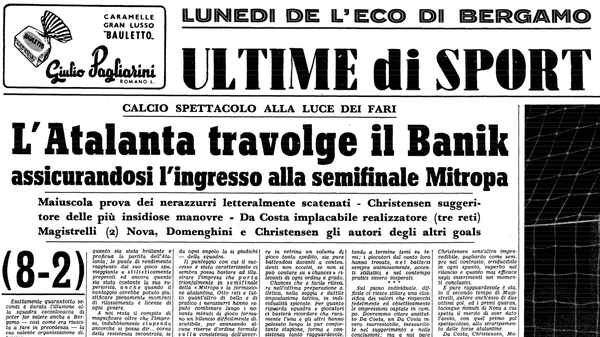 Coppa dell’Amicizia, Mitropa, Coppa delle Alpi: i primi passi in Europa dell’Atalanta
