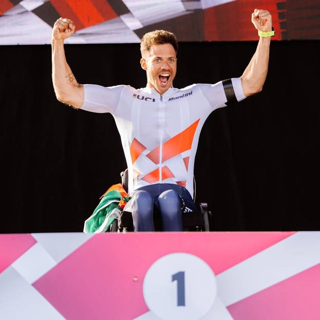 Mirko Testa, il campione dell’handbike che ha trasformato una caduta in un sogno mondiale