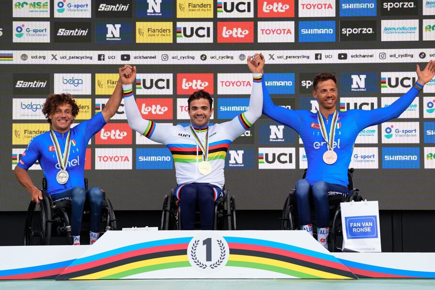 Mirko Testa, il campione dell’handbike che ha trasformato una caduta in un sogno mondiale