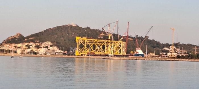 Saipem, parte dalla Sardegna il 'piede' di una piattaforma per il gas