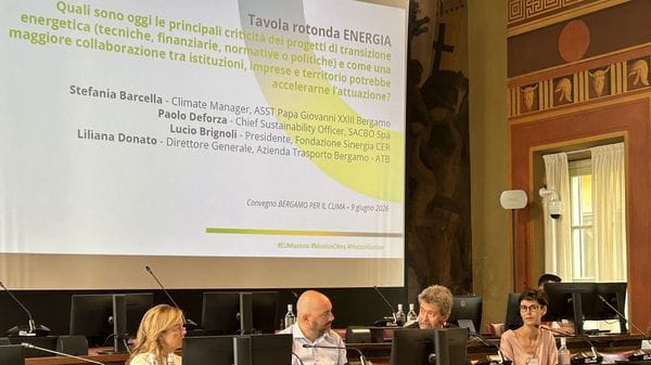 L’energia che unisce i territori passa anche per Bergamo con l’esperienza della Cer «Sinergia»