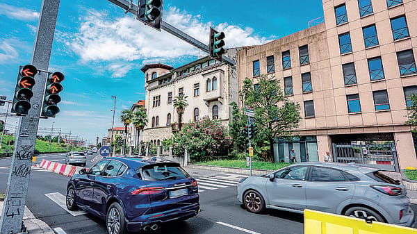 Via Paleocapa, otto  secondi di verde in più al pomeriggio  per uscire da Bergamo