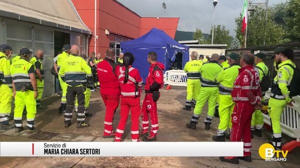Cenate Sotto, l'esercitazione Thunderstorm di protezione civile