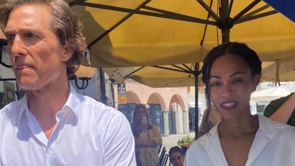 Matthew McConaughey e Zoe Saldana a spasso per Lovere per la gioia dei fan - Foto e video