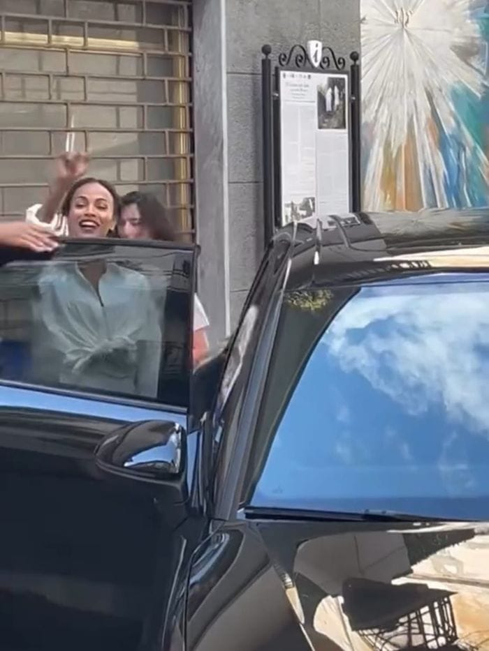 Matthew McConaughey e Zoe Saldana a spasso per Lovere per la gioia dei fan - Foto e video