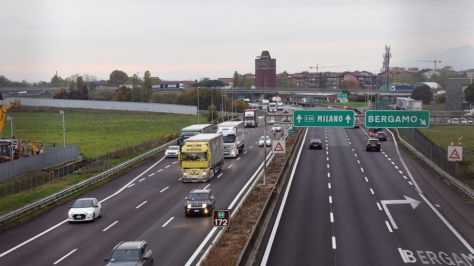 Autostrada A4, nella notte tra il 10 e 11 giugno chiude il tratto Bergamo-Capriate
