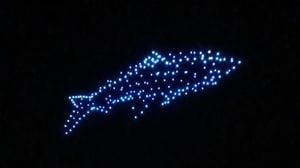 Spettacolo di droni nel cielo: notte da ricordare a Montisola - Foto e video