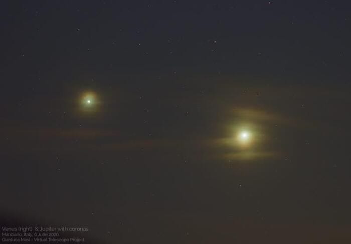 Venere e Giove danno spettacolo con l'evento più atteso del mese  DIRETTA ALLE 21,30