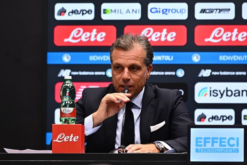 Atalanta, Giuntoli: «Carnesecchi resterà con noi. Fiduciosi per il rinnovo di Ederson»