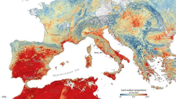 L'anticiclone africano sull'Italia, poi il rischio di piogge intense 