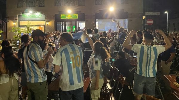 La festa degli argentini a Bergamo