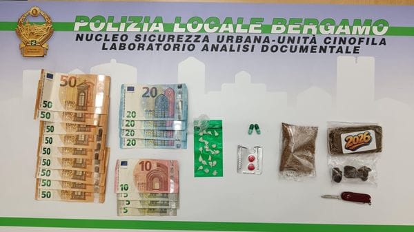 Bergamo, un arresto per spaccio tra piazzale Alpini e la stazione