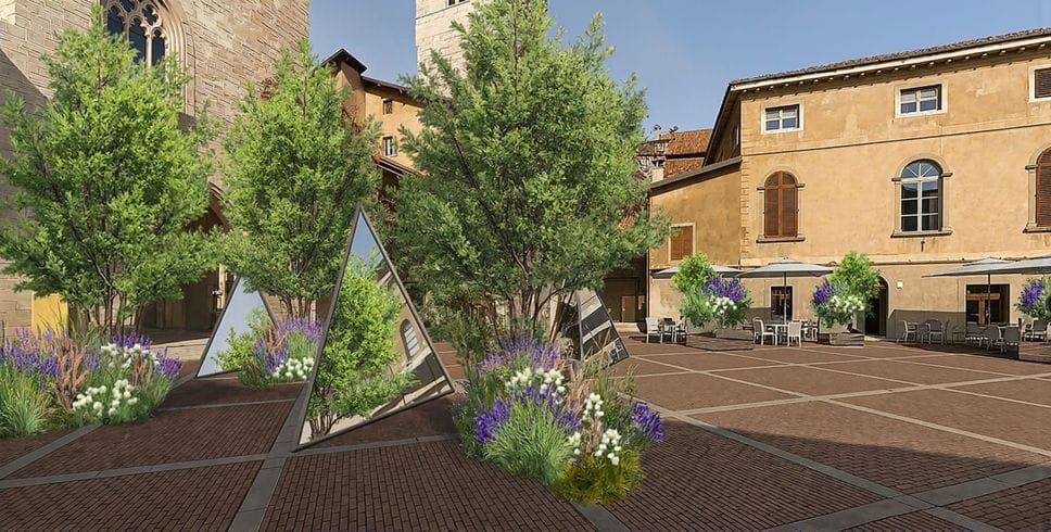 Landscape Festival, a Bergamo un nuovo Rinascimento del verde. Ecco come apparirà Piazza Vecchia -Foto