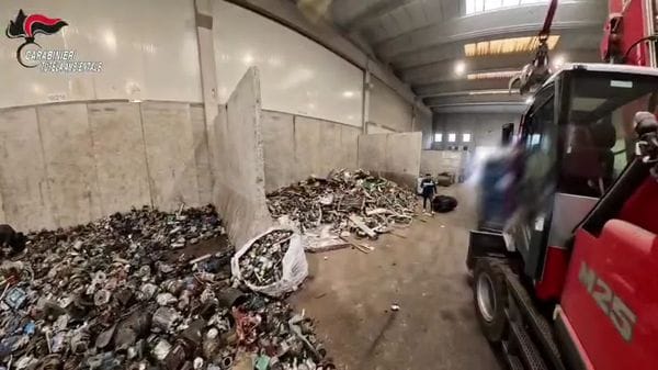 Operazione dei carabinieri contro il traffico internazionale di rifiuti