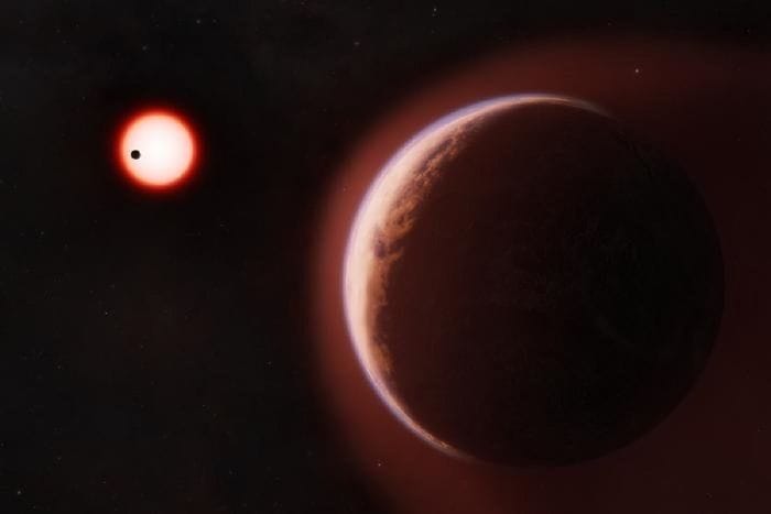 Le prime tracce di un'atmosfera su un lontano pianeta roccioso  