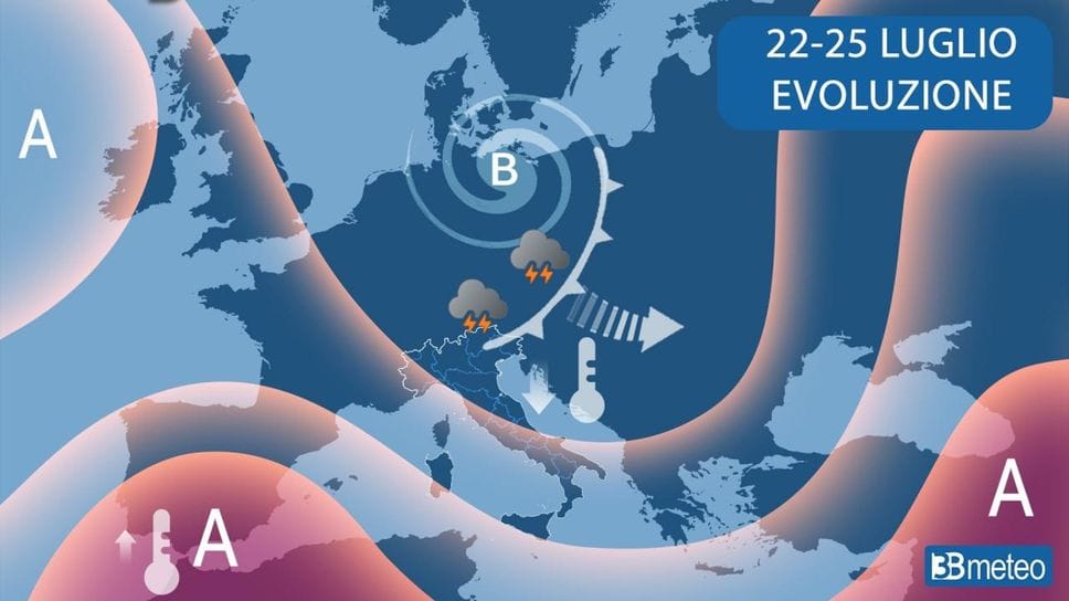 Meteo, stop al caldo africano: aria artica e forti temporali in arrivo