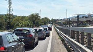 Incidente a Nembro, traffico in tilt in Val Seriana